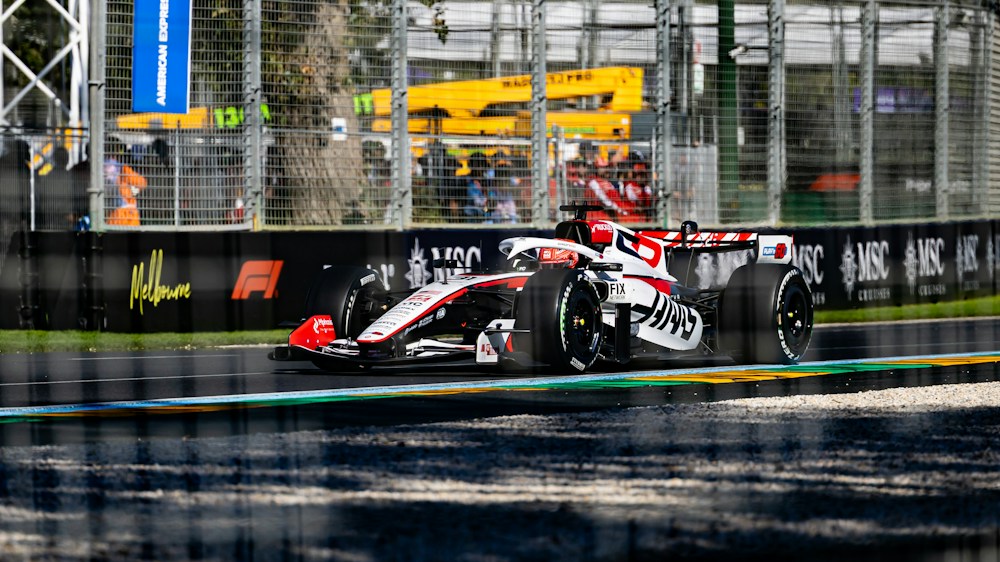Formula 1 car on a circuit